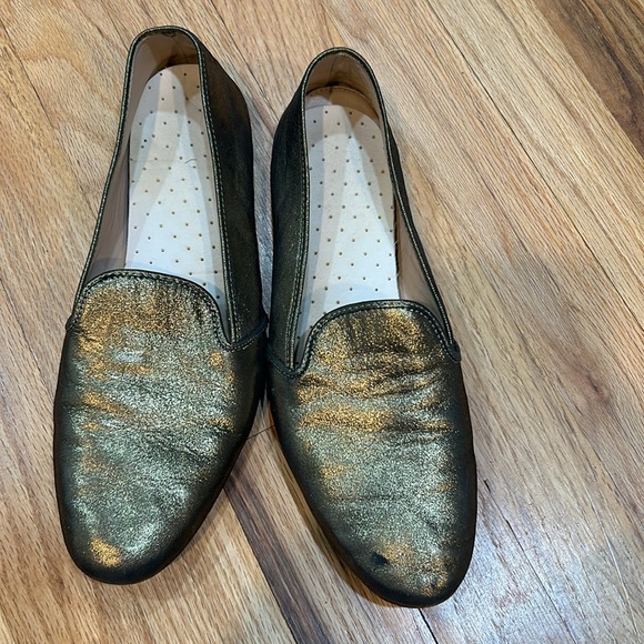 Gold metallic loafer super soft - Picture 9 of 12